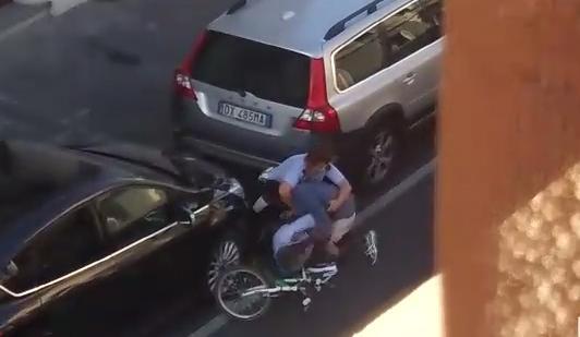 Un fermo immagine del video