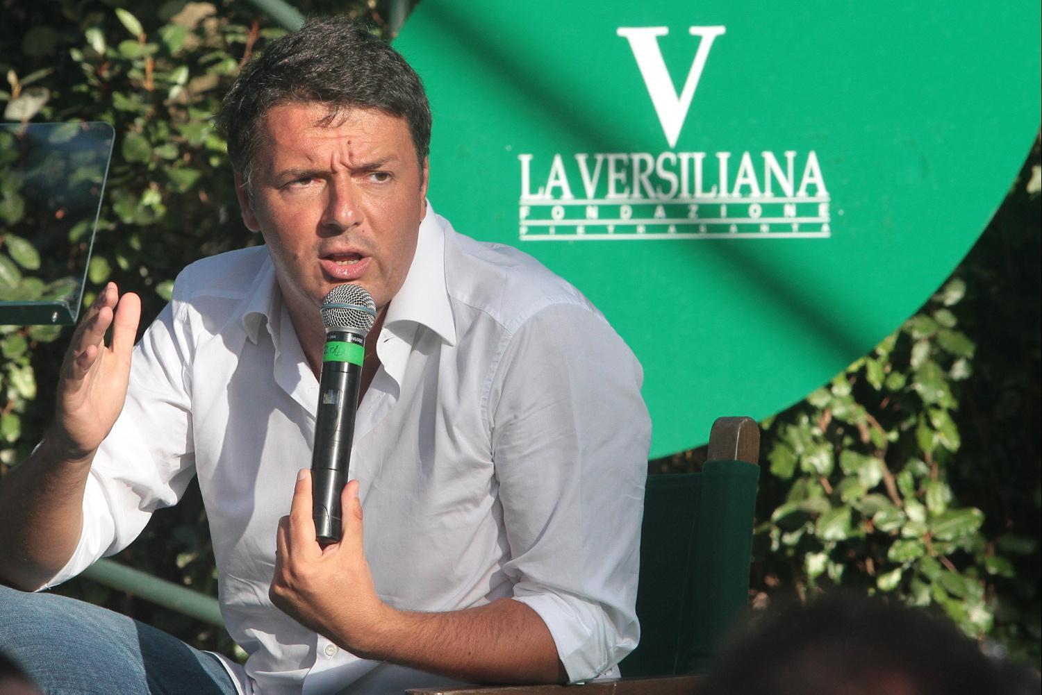 Matteo Renzi alla Versiliana di Marina di Pietrasanta il 30 luglio 2017