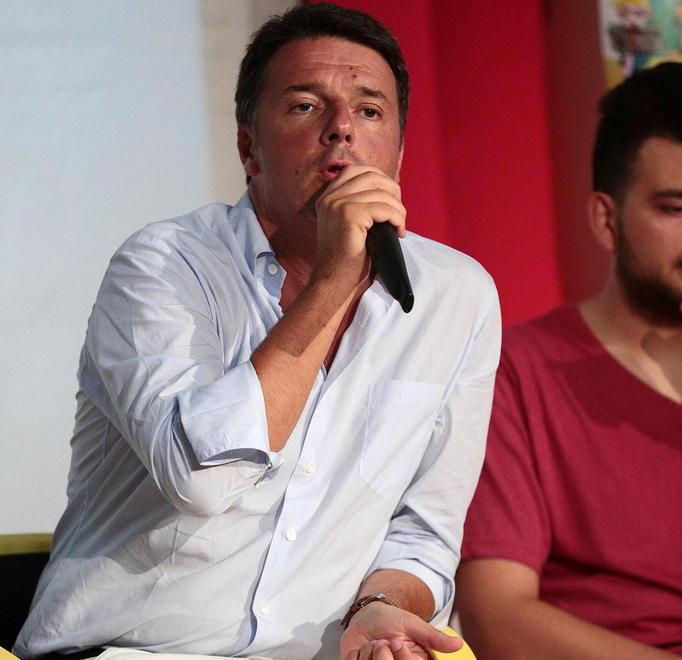 Matteo Renzi alla festa dell'Unità di Santomato