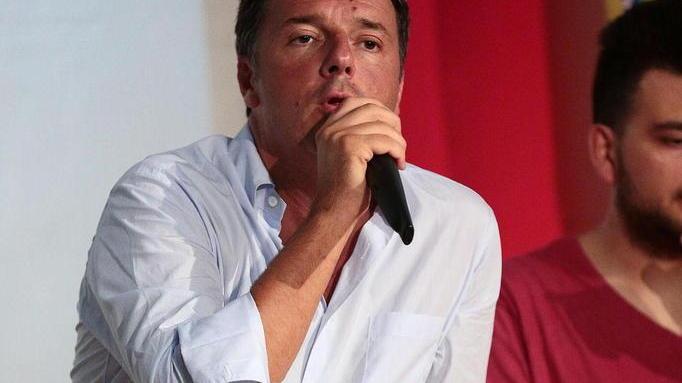 Matteo Renzi alla festa dell'Unità di Santomato