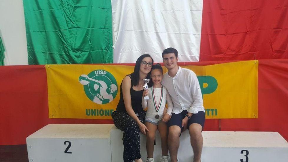 Bronzo per la piccola pattinatrice Poccianti