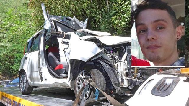 Muore dopo un volo con l'auto nella scarpata giovane di 21 anni - Video