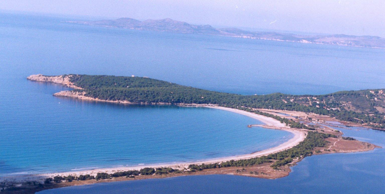 Una veduta di Porto Pino