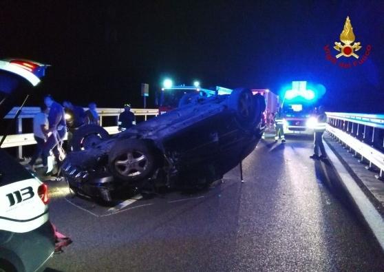 Incidente sulla Bretella: migliora l’uomo ferito