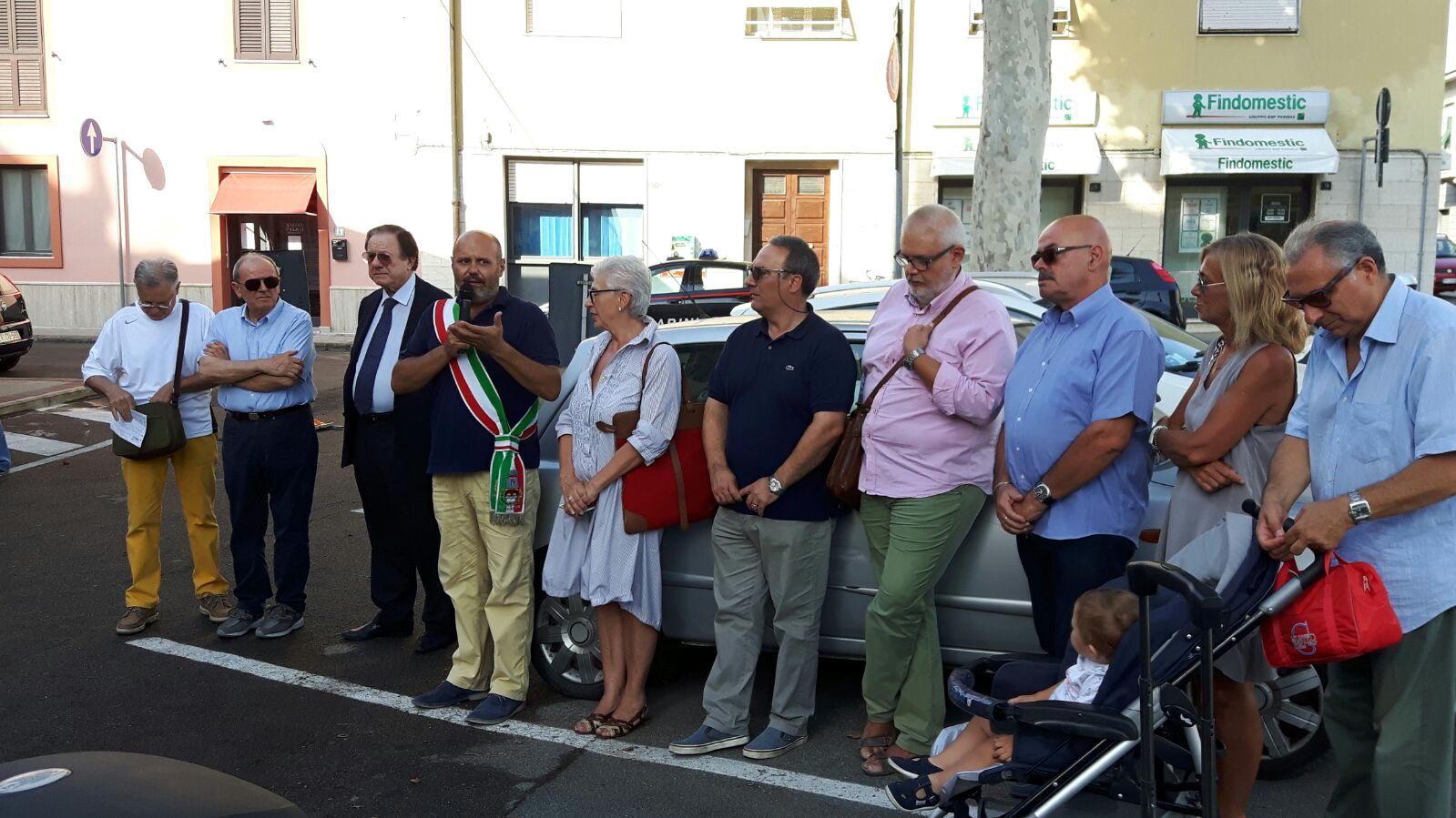 L'inaugurazione della piazza 