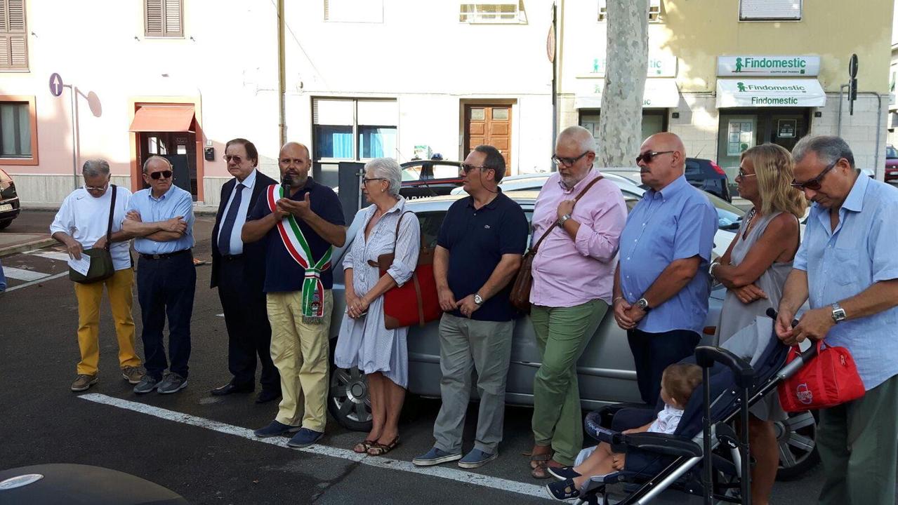 L'inaugurazione della piazza