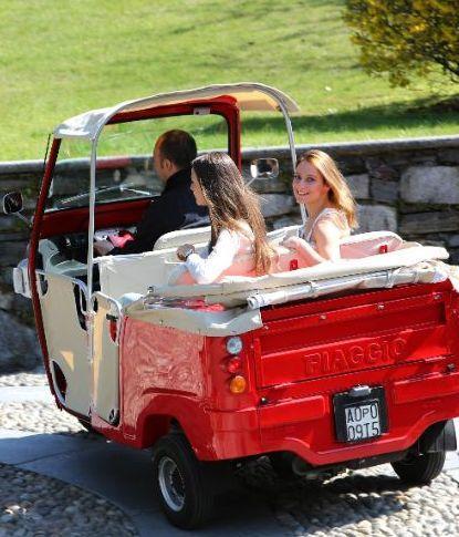 Un Ape Piaggio calessino per i turisti