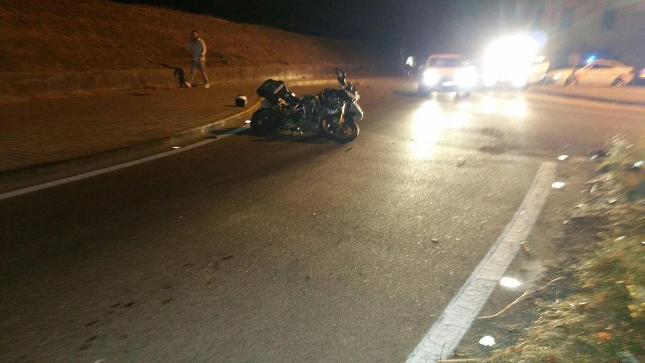 Il luogo dell'incidente (foto Sernacchioli)