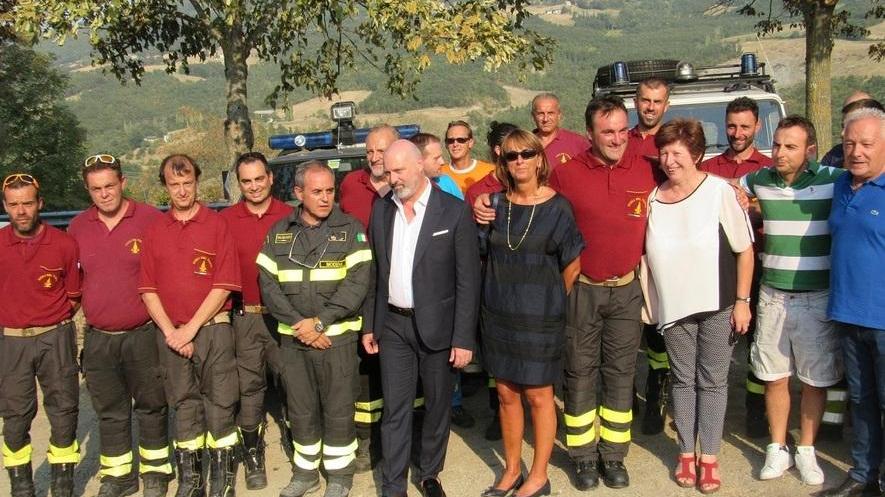 Bonaccini ai pompieri: «Siete stati straordinari»