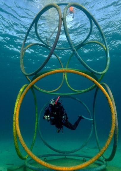 Un'opera del MuMart di Golfo Aranci