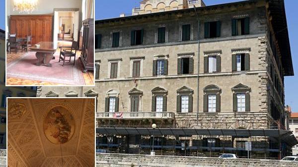 Il palazzo e due scatti dell'interno risalenti al 2010