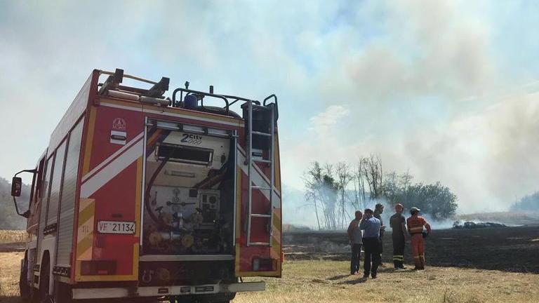 Pochi chilometri di fuoco Caccia aperta al piromane