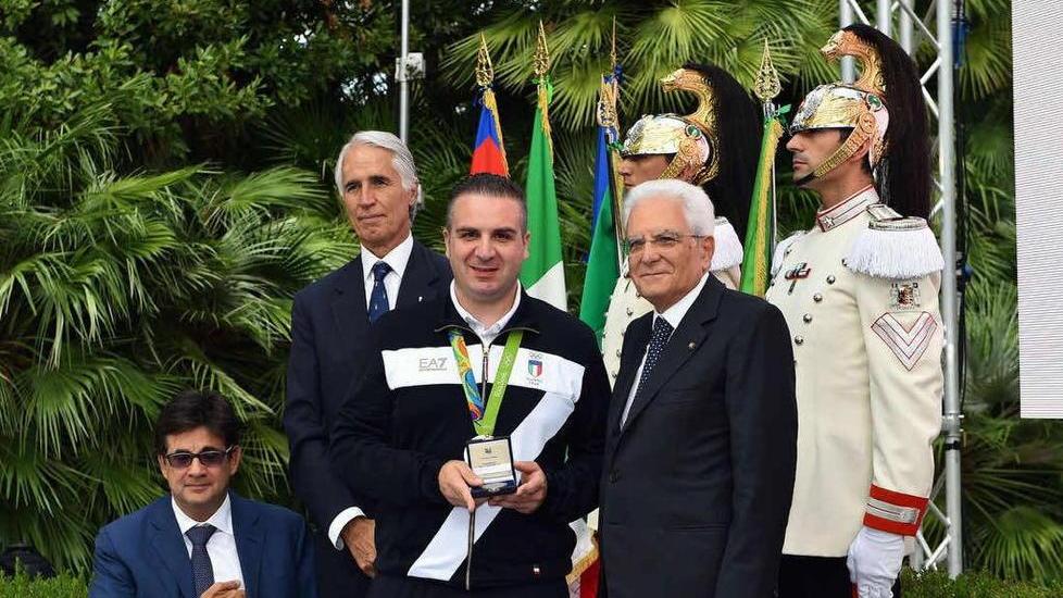 Marco Innocenti ricevuto dal presidente della Repubblica Sergio Mattarella