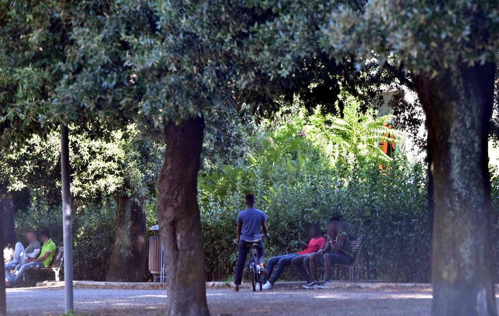Le panchine di viale Buozzi, teatro degli scambi di droga