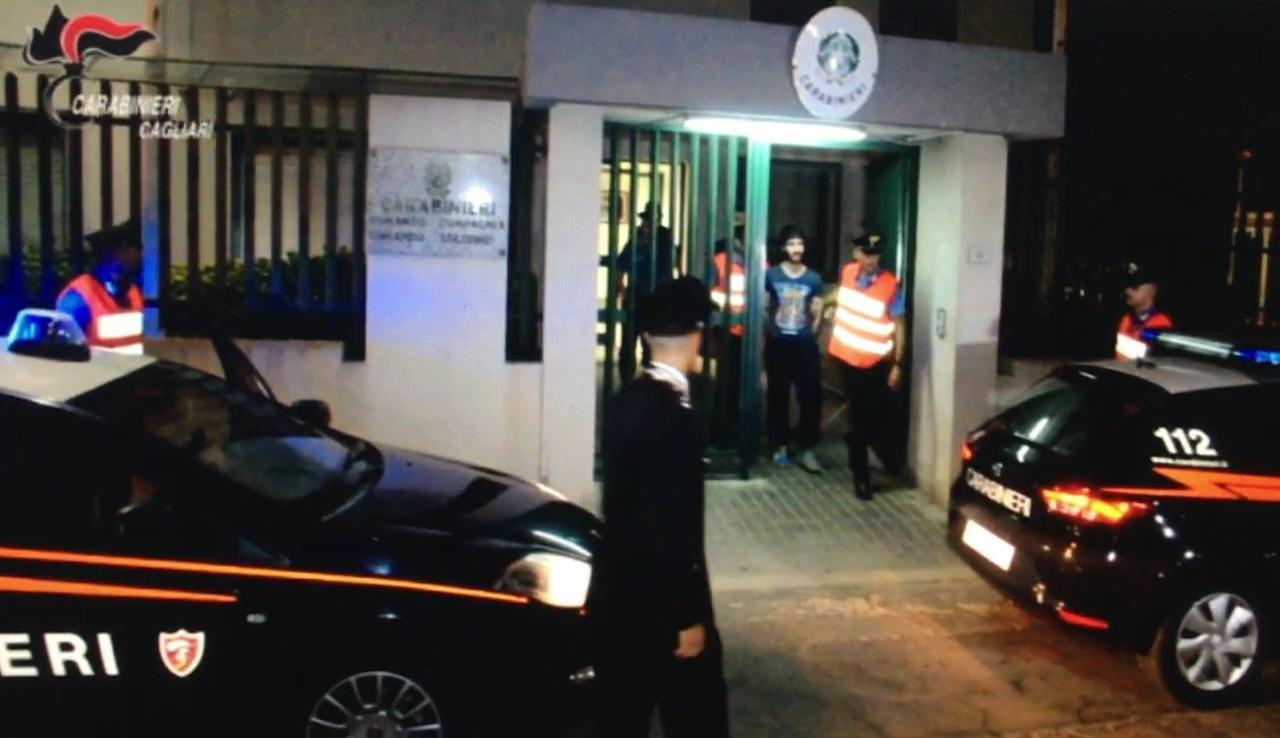 L'arresto di Paolo Pinna dopo l'evasione dal carcere