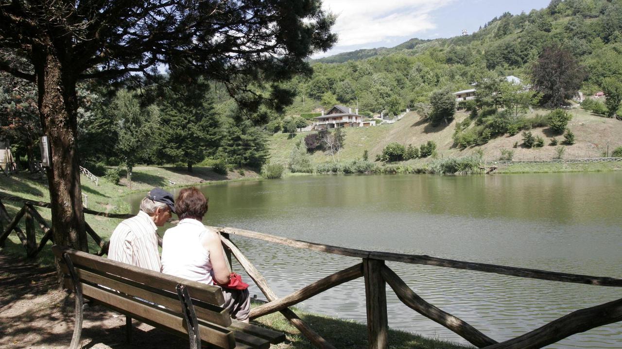 Il lago Fiorenzo di Montepiano