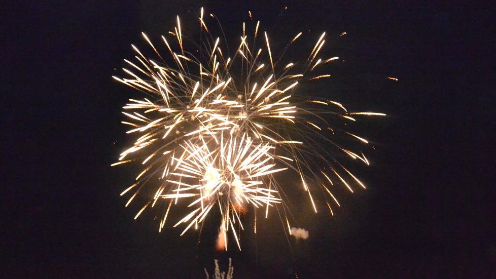 Fuochi d’artificio versione Disney alla Rotonda