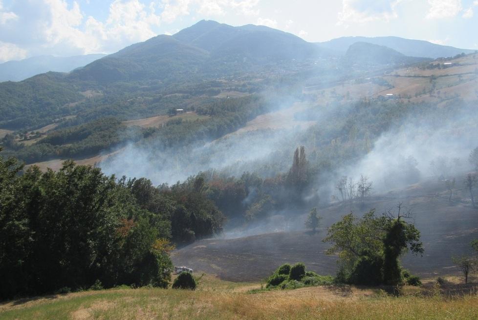 Brucia il bosco di Trentino Cinquanta case evacuate 
