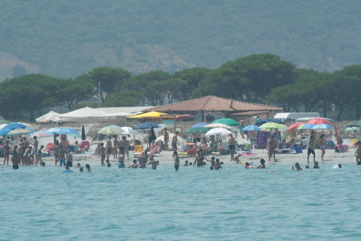 Un tratto della spiaggia di Budoni
