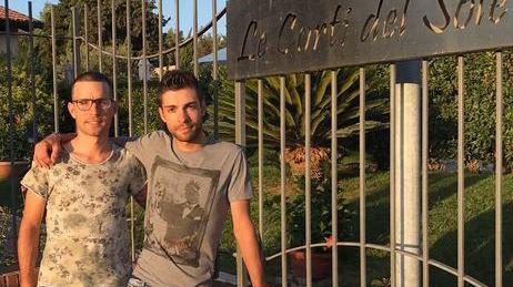 Il ciclista Visconti in ferie a Venturina