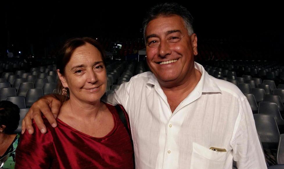 Babbo e mamma al seguito si godono la super serata