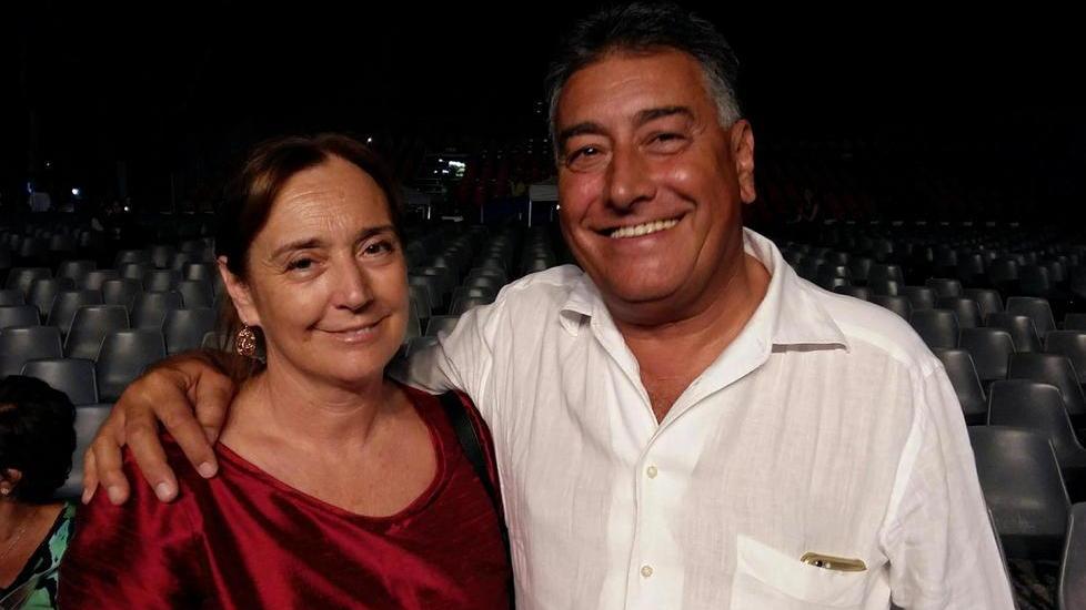Babbo e mamma al seguito si godono la super serata