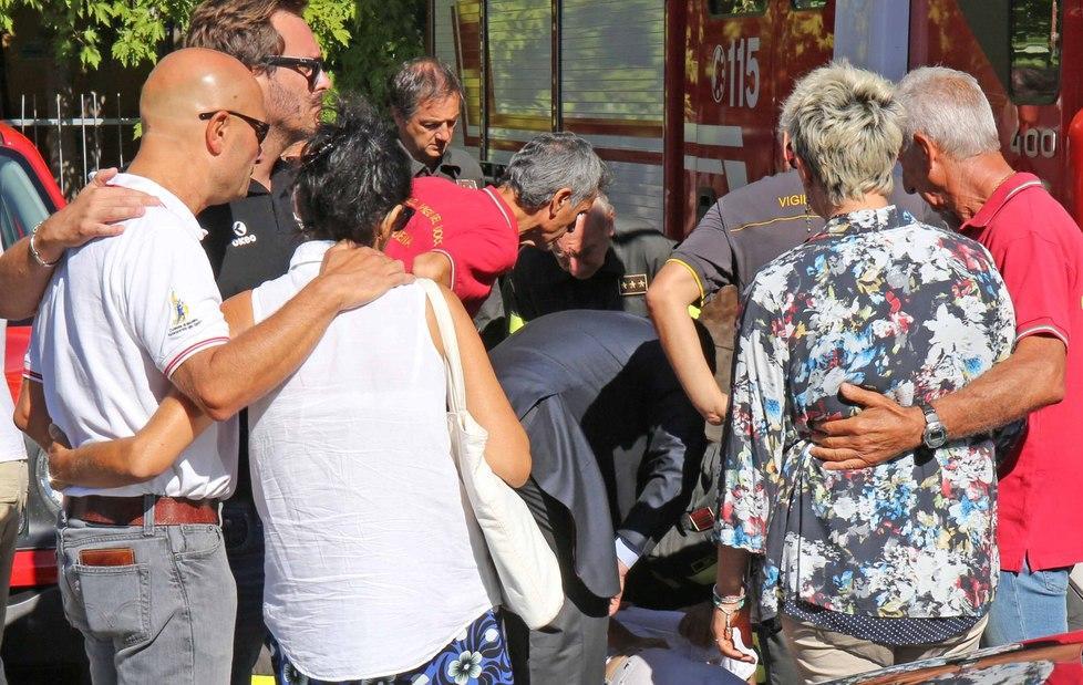 Un malore prima dell’arrivo in parrocchia 