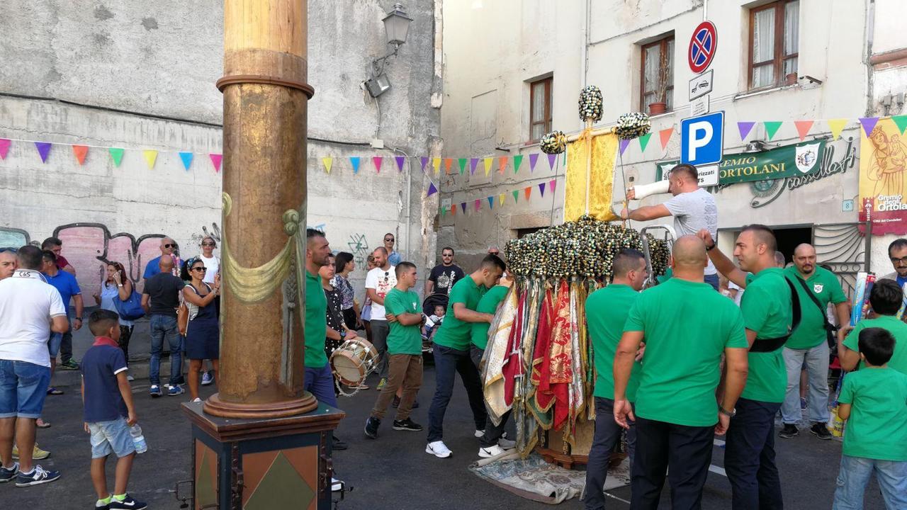 Sassari, gli undici Candelieri: gli Ortolani