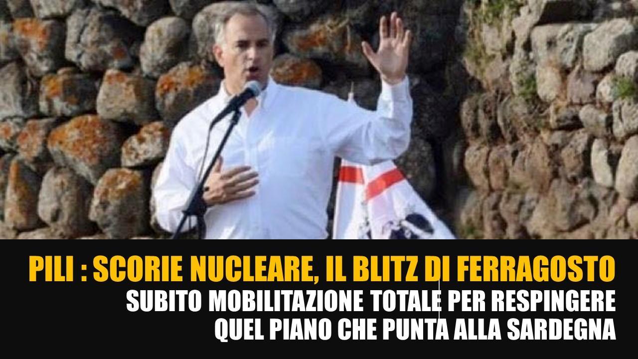 «Deposito delle scorie nucleari, il governo punta ancora sulla Sardegna»