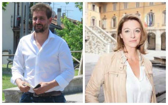 I consiglieri regionali Pd Nicola Ciolini e Ilaria Bugetti
