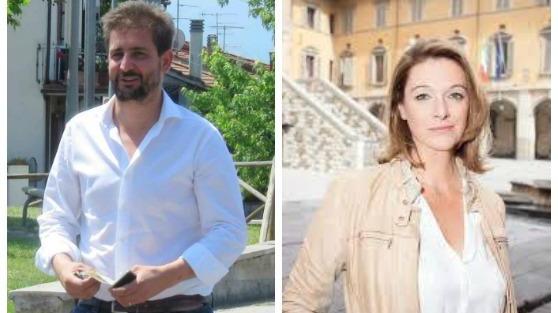 I consiglieri regionali Pd Nicola Ciolini e Ilaria Bugetti