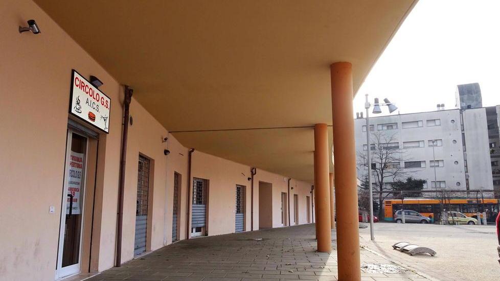 Un’immagine di piazza Nelson Mandela alle Fornaci