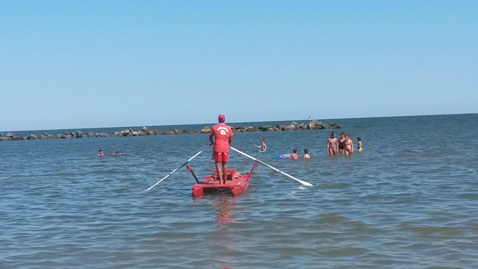 Il bagnino David Vecchiattini