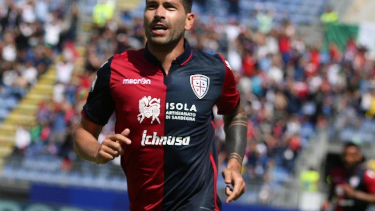 Marco Borriello, 16 reti nel 2016-2017 col Cagliari