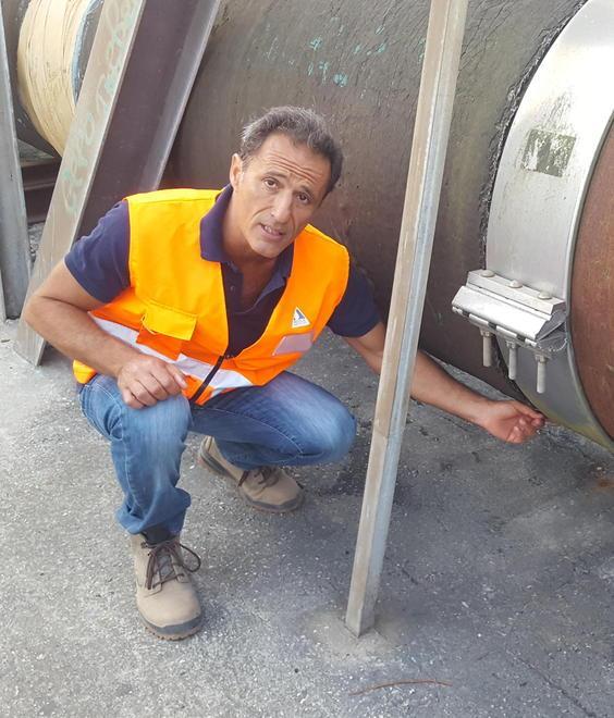 A fine agosto i lavori per la “calza” 