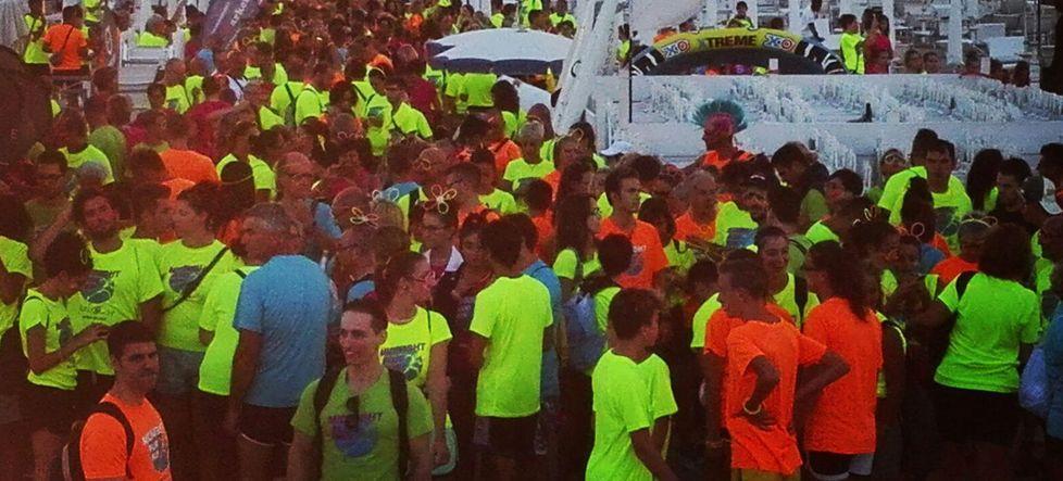 Di corsa a mezzanotte sulla spiaggia di Lido Spina