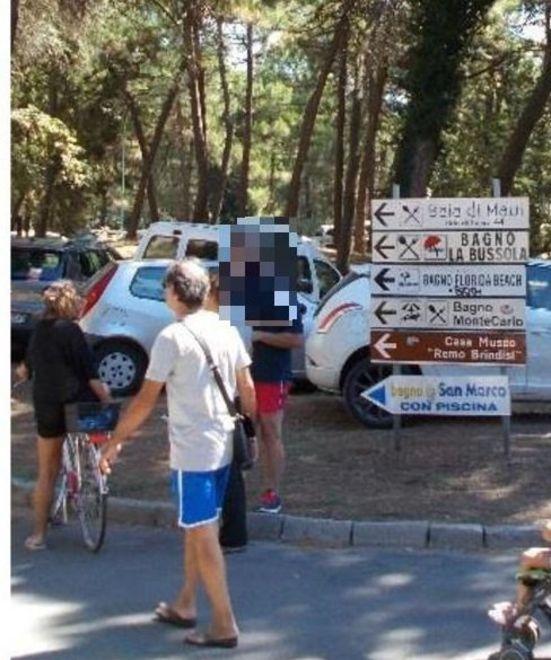 Multe e polemiche per le auto in sosta sotto i pini a Spina 