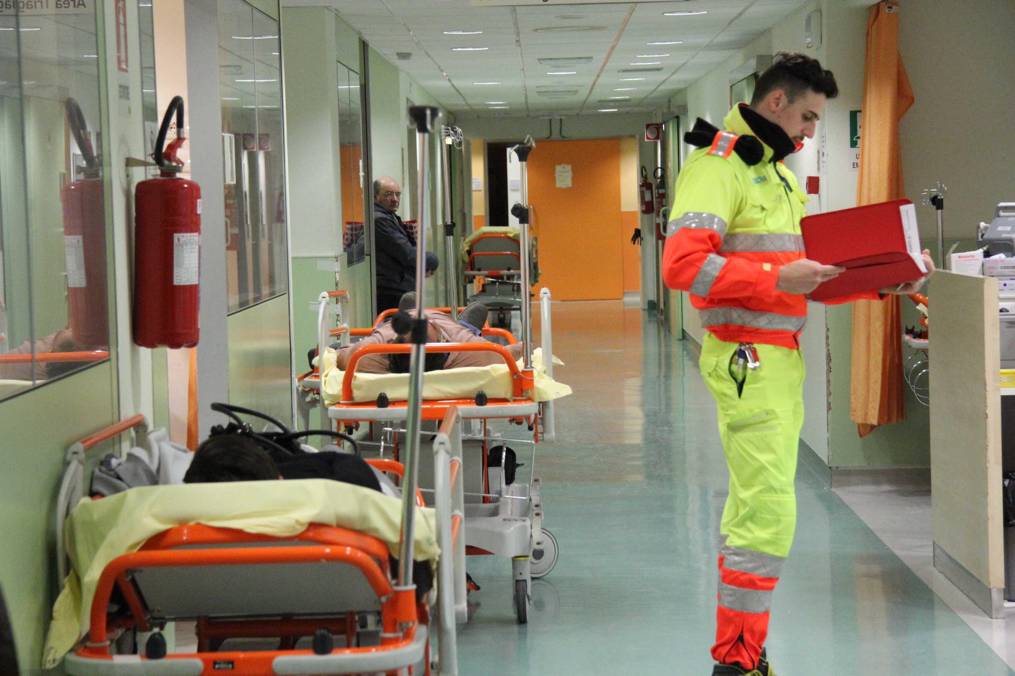 Il pronto soccorso dell'ospedale Santo Stefano