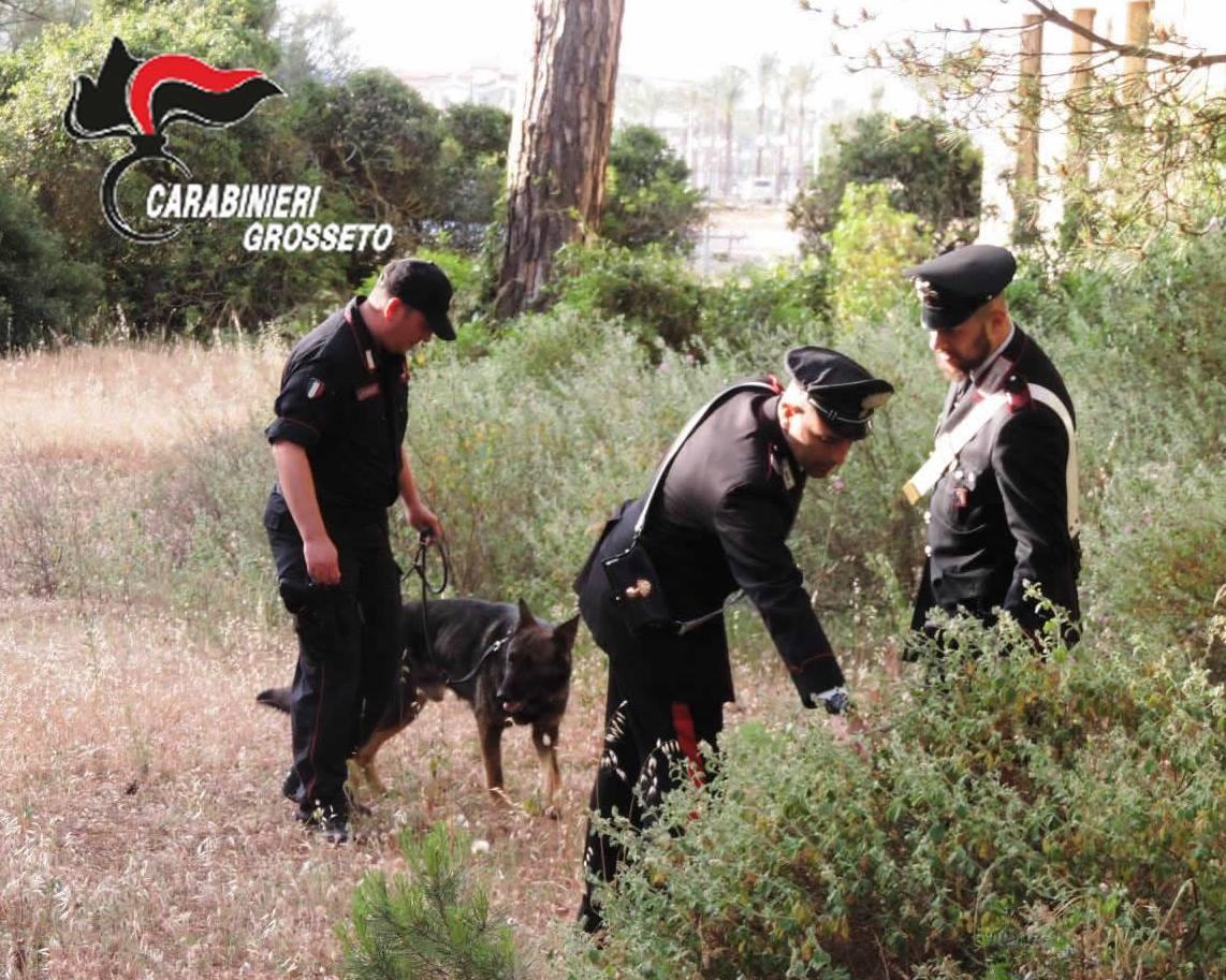 Un controllo dei carabinieri