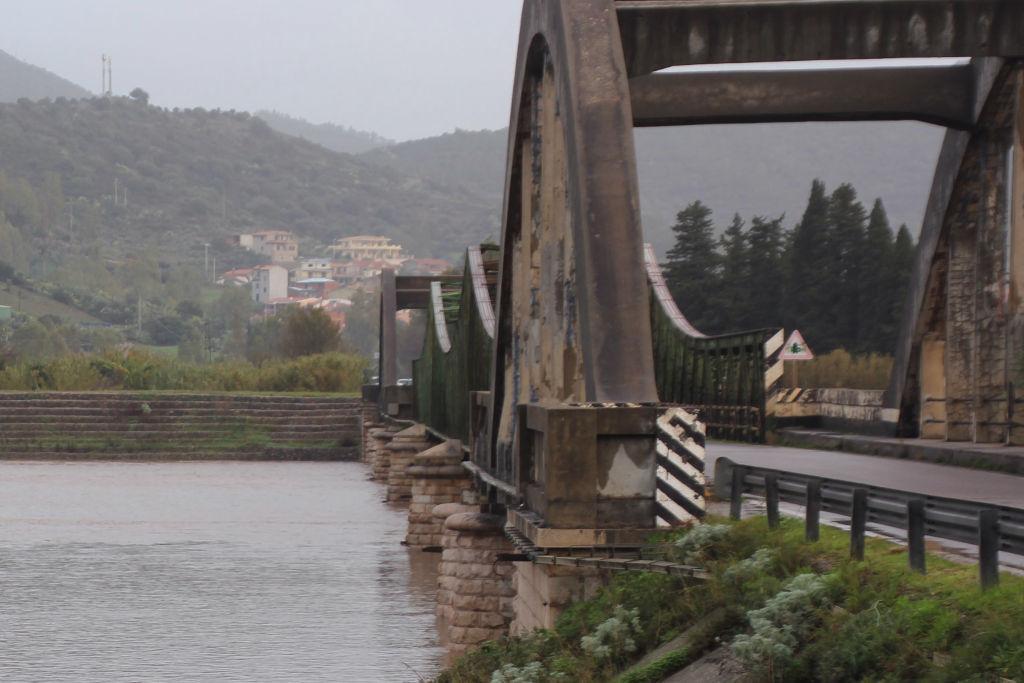 Il ponte sul Flumedosa dove è avvenuto l'incidente