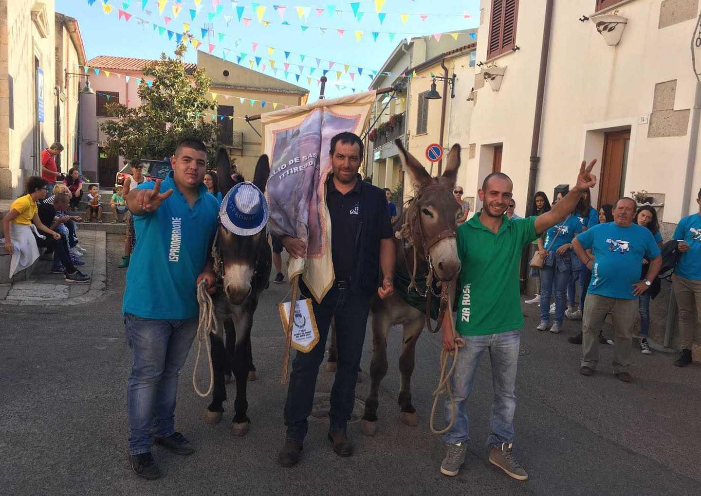 La contrada “Sa Mandra” stravince il palio degli asinelli
