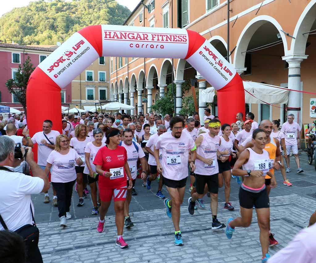 "Corri per la speranza" subito successo: 350 al via