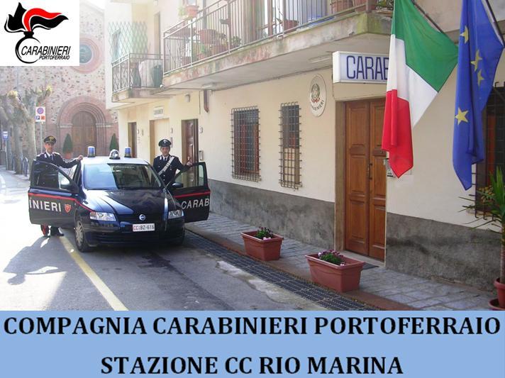 La stazione dei carabinieri di Rio Marina
