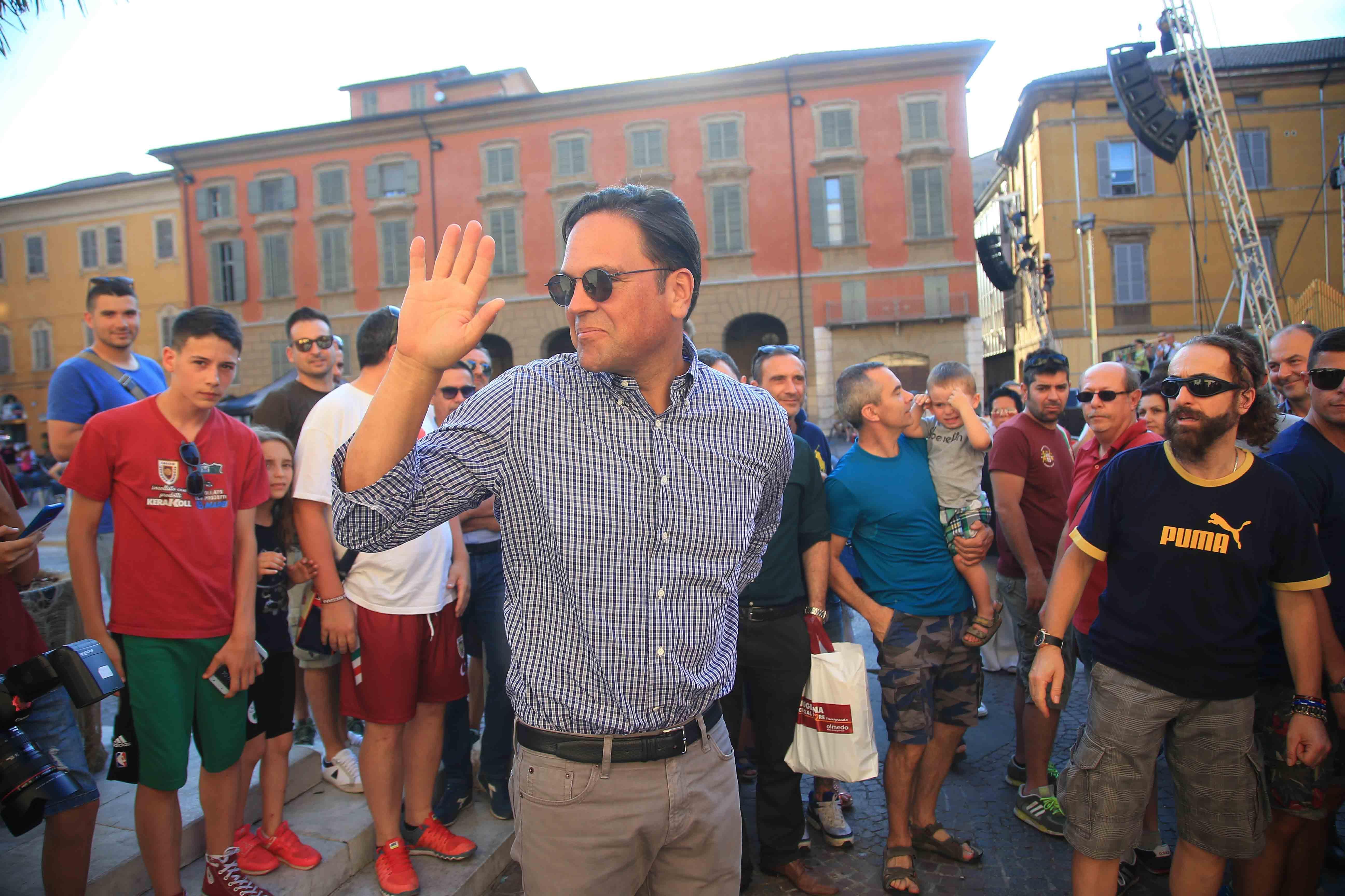 La Reggiana si presenta in piazza della Vittoria