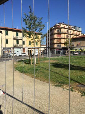 Una veduta del cantiere per la riqualificazione di piazza Ciardi