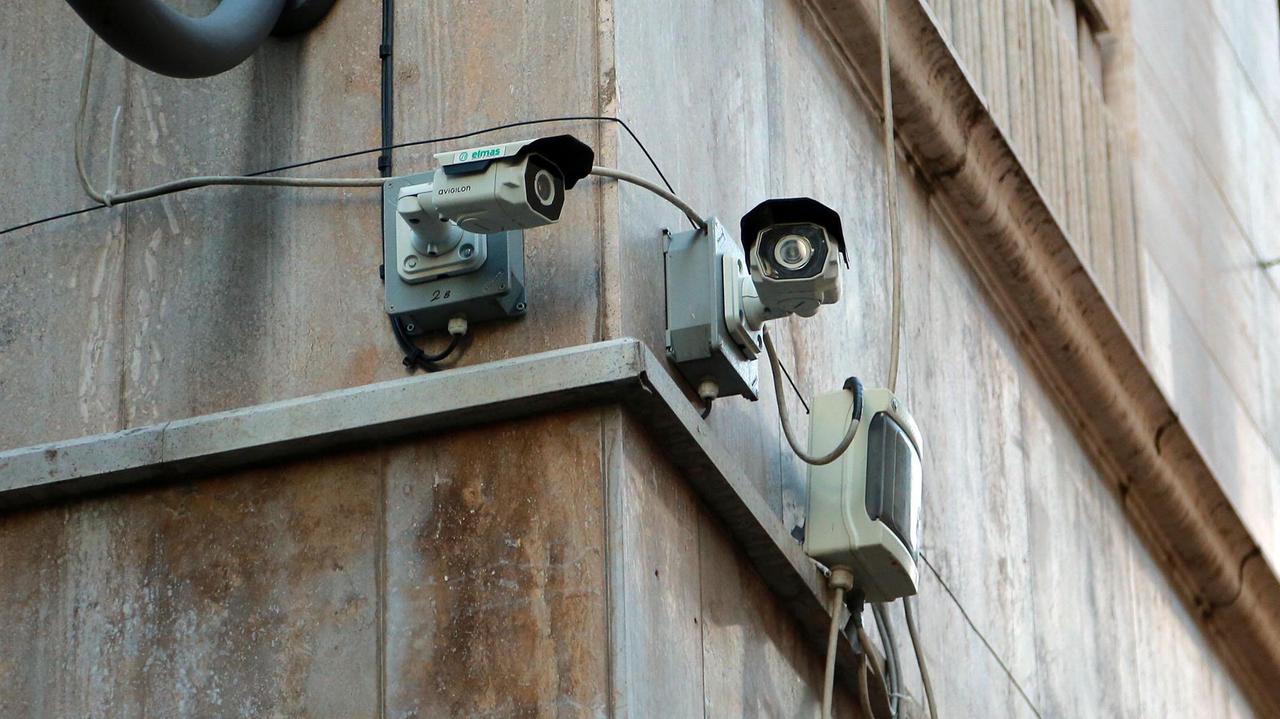 Le telecamere in centro
