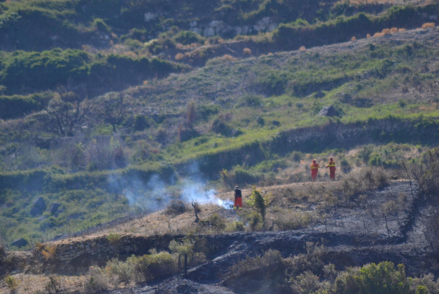 Campagne abbandonate ideali per gli incendiari
