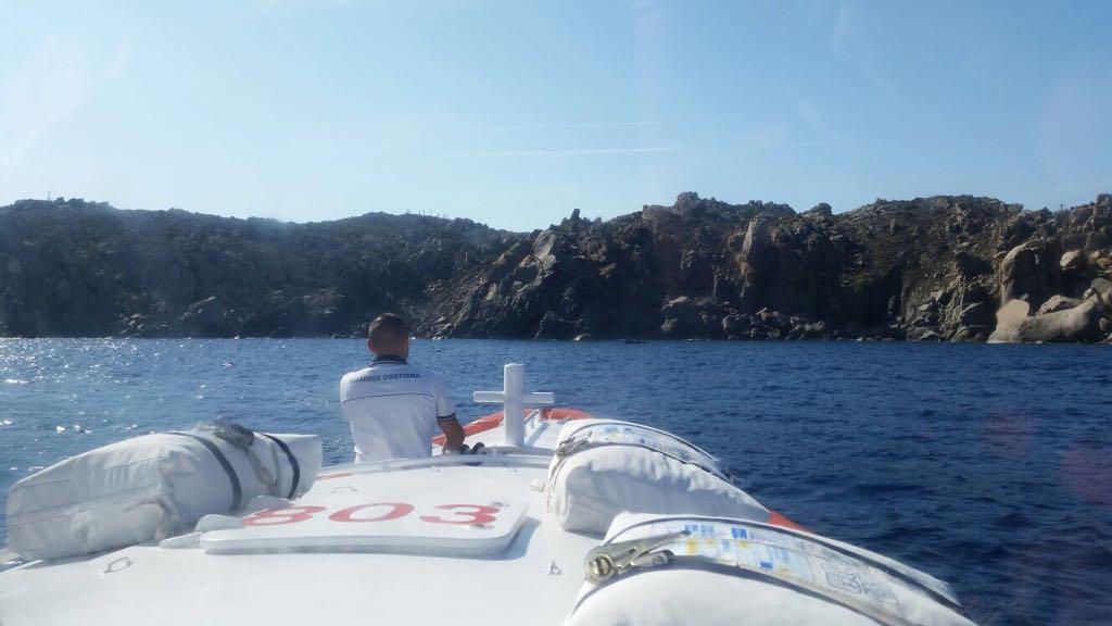 Le ricerche del sub a Santa Teresa di Gallura