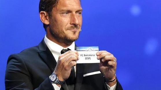 Totti pesca il Barcellona per la Juventus