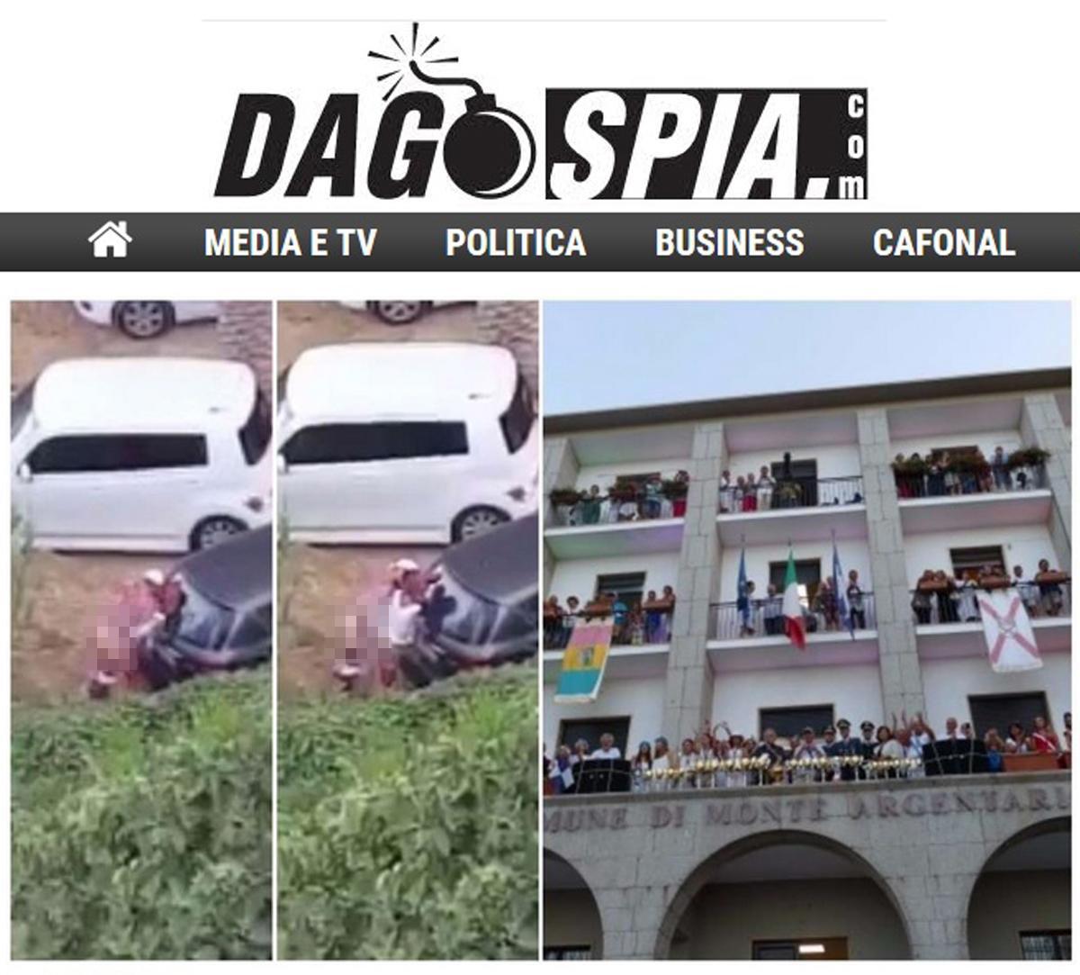 La home page di Dagospia